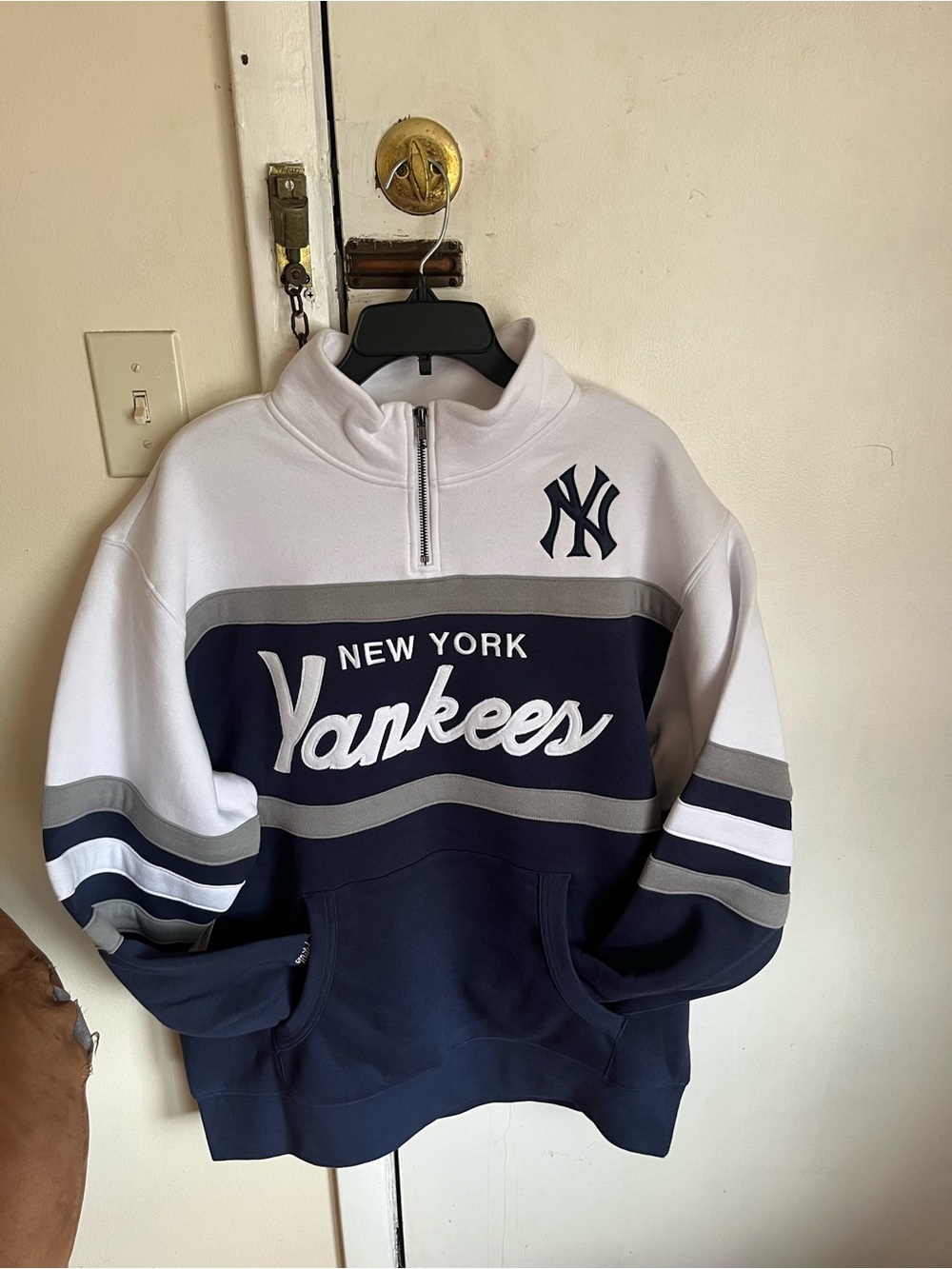 New York Yankees Mitchell & Ness men’s MLB 1/4 zip XL